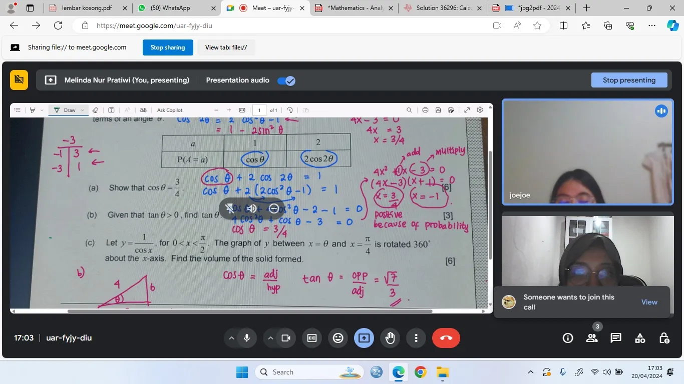 Kak Melinda dan siswa Josephine