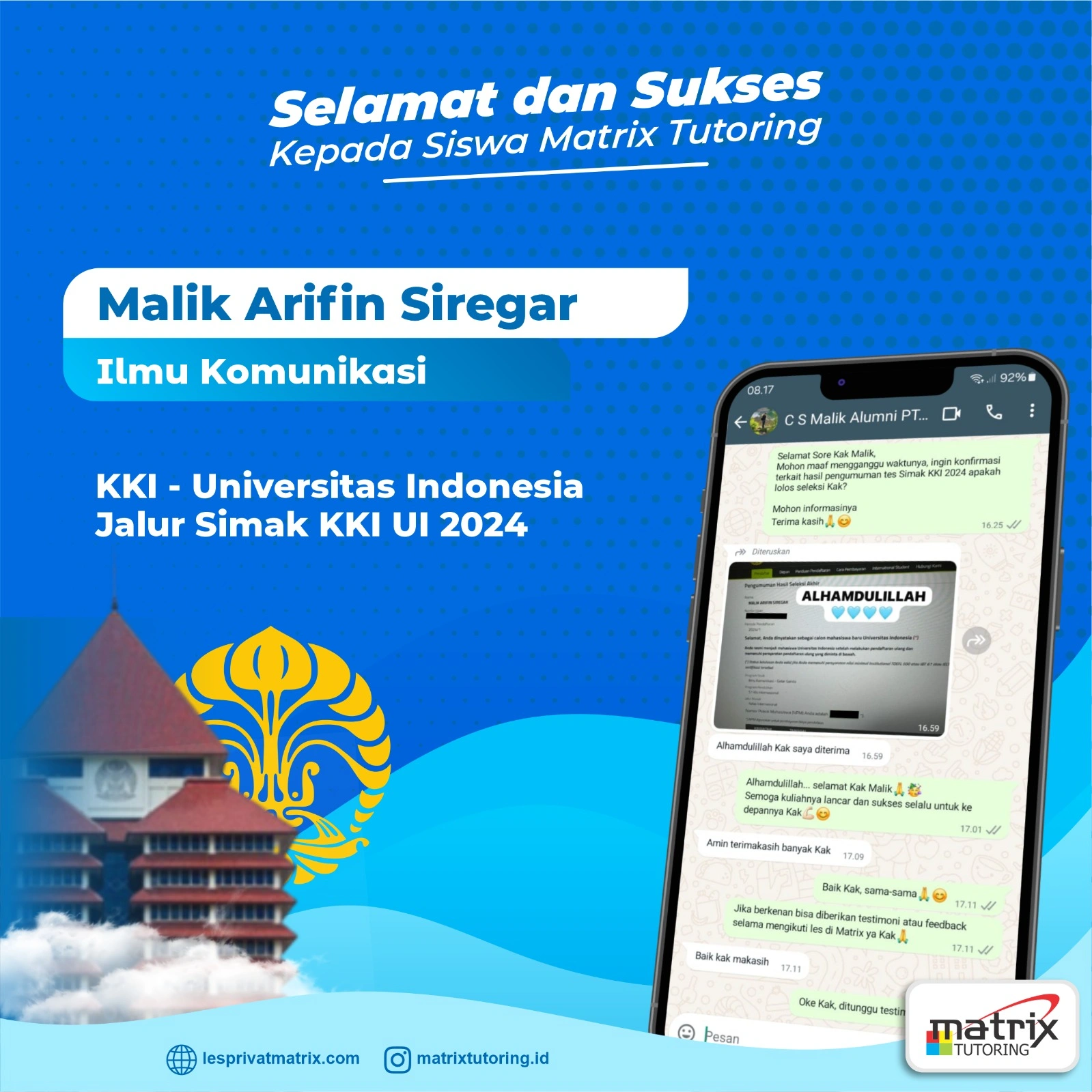 Success Story Bimbel UTBK SNBT